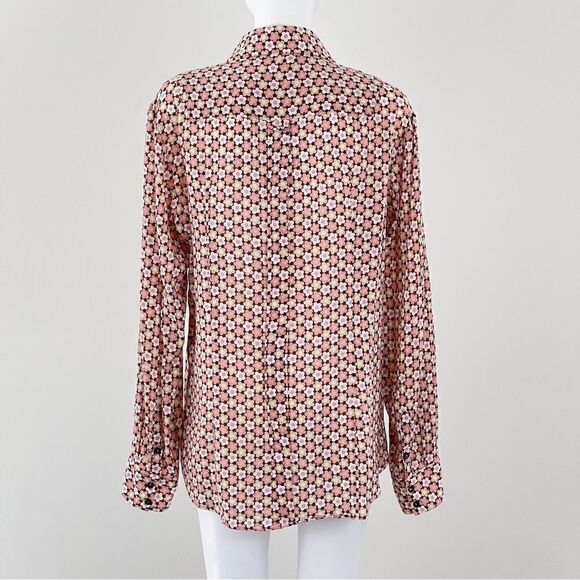 RARE Dolce&Gabbana Long Sleeved Vintage floral blouse 36/50 Italy - Picture 4 of 11